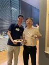 Left: Mr Charles Lim, Dr Liew Kian Heng